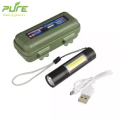 Rechargeable Flashlights Torch Led Usb Portable Torches 3 Modes Mini Camping Lighting. 