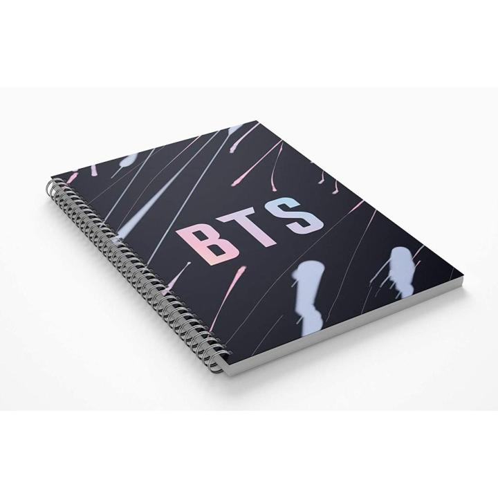 BTS Notebook HD Print Waterproof Double Spiral