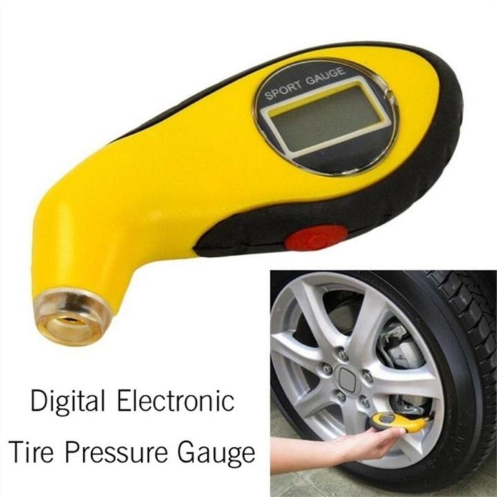 MINI DIGITAL TIRE GAUGE WITH LCD DISPLAY TIRE PRESSURE TOOL | Daraz.com.bd