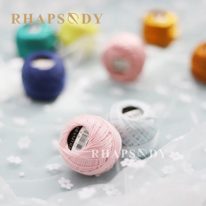 Rhapsody%20Premium%20Size%208%20Pearl%20Cotton%20Embroidery%20Thread%2012%20Bals%20For%20Cross%20Stitch%20DIY%20Crochet%20Singed%20Mercerized%20Egyptian%20Cotton%20-%20Image%206