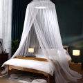 Summer Mosquito Net Hanging Canopy Dome King Sleeping Mosquito Nets Bedroom Bed Fly Insect Hanging Tulle Curtain.