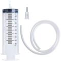 Large Syringe Tubing 500ML Plastic Syringe with Tube Converter Cap. 