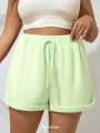 Everyday Cotton Crepe Shorts for Women. 