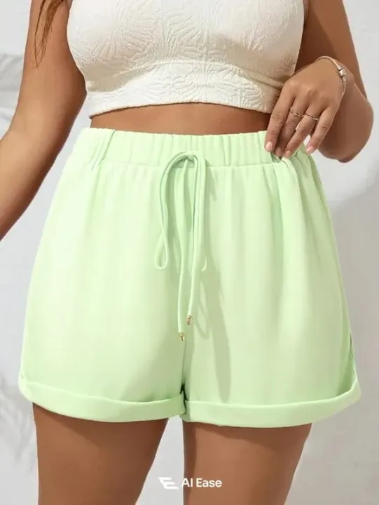 Everyday%20Cotton%20Crepe%20Shorts%20for%20Women%20-%20Image%202