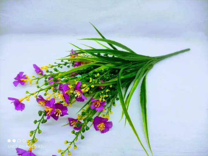 Artificial%20Mini%20Grass%20Flower%201%20Stick%2014Inc%20Long%20-%20Home%20Decoration%20Item%20-%20Home%20Decoration%20Item%20-%20Image%202