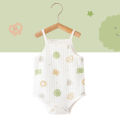Baby Summer Thin Onesie Baby Tank Tops Pajamas Newborn Triangle Rompers Jumpsuit Newborn Clothes. 