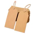 4.5X9Cm Blank Paper Kraft Tags For Clothing Hang Tag For Wedding Gift Wishes Cards For Baking Decoration Tags Price Lists 100Pcs. 