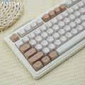 JCM MA Profile PBT Tiramisu Keycaps Alice Layout Dye-Sub Key Caps For Mechanical Gaming Keyboard ABM066 MX Switches Wooting. 