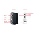 Microlab FC570BT 2.1 Multimedia FC-Series Speaker - 2.1 Multimedia FC-Series Speaker - Output power: 60 Watt (RMS) - Interfaces: Bluetooth, optical, coaxial, AUX - Body: Wooden Cabinets. 