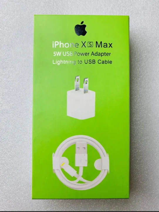 Apple%20iPhone%205W%20Charger%20%7Badapter%20+%20cable%7D%202%20pin%20flat%20-%20Image%202