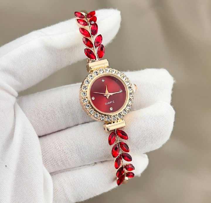 Luxury%20Beautiful%20Exclusive%20Stone%20watch%20for%20Ladies/Luxury%20Fashion%20Watch%20Casual%20Watch%20For%20Women%20-%20Image%203