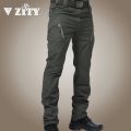 Men's Tactical Pants Multi Pocket Elastic Waist  Trousers Male Casual Cargo Pants Men Clothing Slim Fit 5XL Sweatpants. 