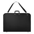 Black Art Portfolio Case Artist Carrying Case Artist Portfolios Case with Shoulder Strap (19X14.7X1.5 Inches). 
