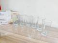 Crystal Clear 6 Pcs Water Drinking Glass Set Square Back Plain Design. Juice, Drinking Glass Set. OLiLA. Model:W013:R70.. 