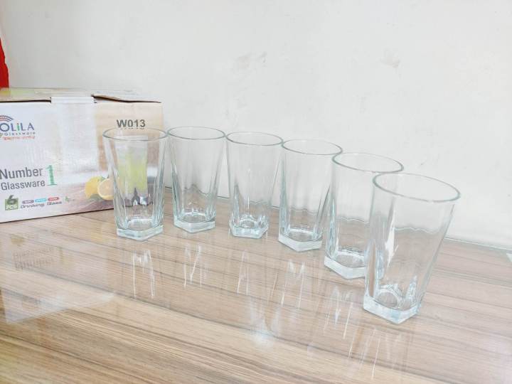 Crystal%20Clear%206%20Pcs%20Water%20Drinking%20Glass%20Set%20Square%20Back%20Plain%20Design.%20Juice,%20Drinking%20Glass%20Set.%20OLiLA.%20Model:W013:R70.%20-%20Image%208