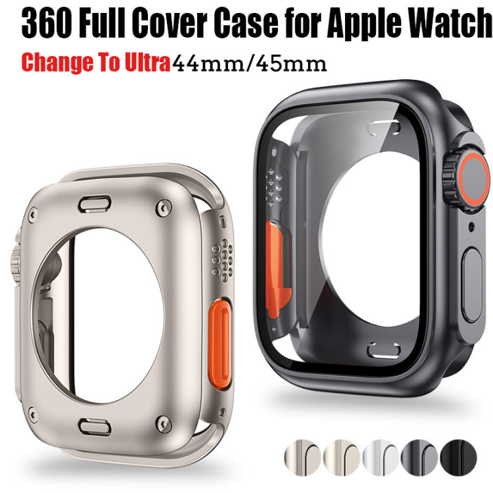 Change To Ultra 360 Full Protector Case for Apple Watch 45mm 44mm