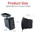Car Auto DC 5V 2.4A Socket Splitter LED Dual Port USB Charger Plug Power Adapter(null). 