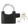 Security Alarm Lock for Bike and Door - Black.