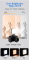 Jmary FM-59R Rechargeable Mini LED Light Video Recording Mini Fill Light with 3 Cold Shoe Mounts. 