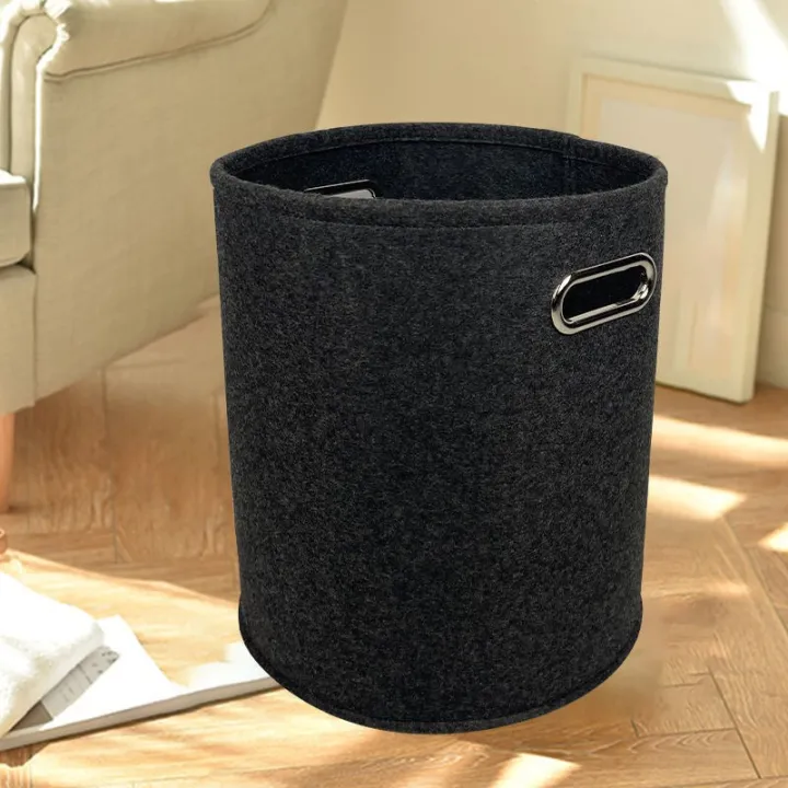 Cross-border%20felt%20debris%20storage%20bucket%20dirty%20clothes%20storage%20basket%20thickened%20dirty%20clothes%20basket%20children's%20toy%20storage%20bucket%20-%20Image%203