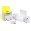 Universal Travel Adapter International Multi Plug 3-in1 Converter Multi Plug Power Socket UK/US/AU/EU/CA converter All in 1 Travel Adapter. 