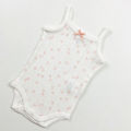 Infant and Toddler Girl Baby Sleeveless Cotton Romper Bodysuit From Levin. 