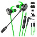 Plextone MOWI RX3 PRO Wired Stereo Bass in-Ear Gaming Earphones Dual Mic Extension Cable for PC Laptop and Cellphones. 