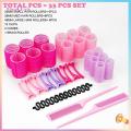 【Hot item】 New Hairdreing Curler with Clip Comb No Heat Hair Roller. 