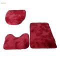 3Pcs Bath Mats Set for Bathroom, with Toilet Cover Bathroom Rug Sets, for under The Sink. 