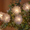 Fiber Optic Fairy Lights Waterproof 40/100 LED Starburst Light Flower Christmas String Light for Party Tree Decoration. 