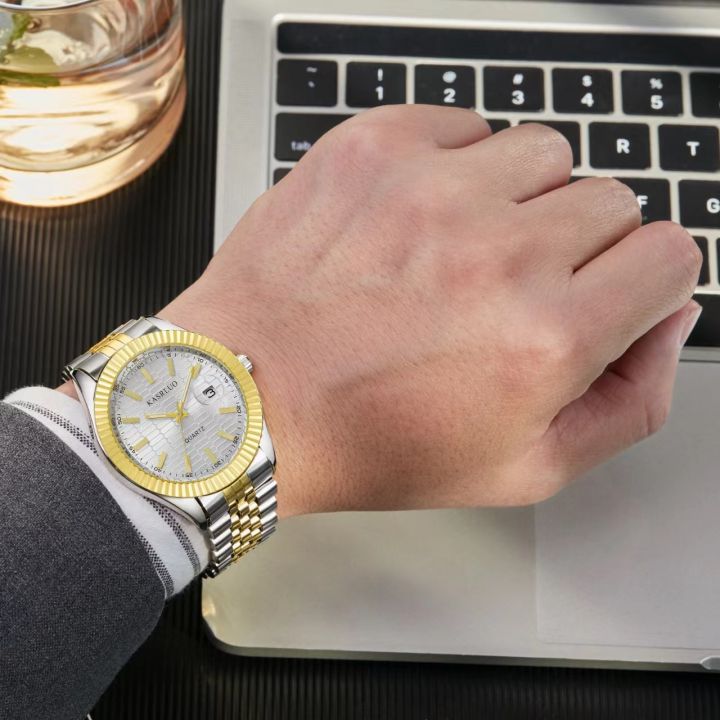 New%20Casarro%20Men's%20Watch%20Business%20Simplicity%20Fashion%20Trend%20Calendar%20Steel%20Belt%20High-End%20Waterproof%20Men's%20Watch%20Exquisite%20-%20Image%202