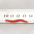 100Pcs Silicone Red Worm Soft Lures Earthworm  Rubber Baits Shrimp Bass Carp Fullhouse. 