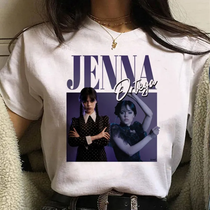 Wednesday%20Addams%20t-shirts%20women%20anime%20funny%20Japanese%20top%20girl%20designer%20comic%20Japanese%20clothing%20-%20Image%205