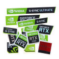 5PCS New NVIDIA GTX GEFORCE Laptop Desktop Label Decorative Sticker.