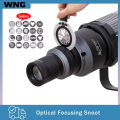 Conical Optical Snoot Photo Studio Accessory for LED Light Flash Strobe Light with Lens Bowens Mount 20 Gobos.