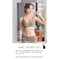 S-XXL Japanese SUJI Invisible-button black-technology bra suit, jelly strip soft support, bra+panties. 