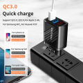 Dual USB Fast Charger 18W Quick Charge 3.0 EU/US/UK Plug Wall Charger Portable Phone Adapter For iPhone 15 14 Pro Xiaomi Samsung. 