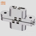 Cross concealed hinge cabinet door, sliding folding door, large angle thick door panel, wooden door screen, hidden hinge. 