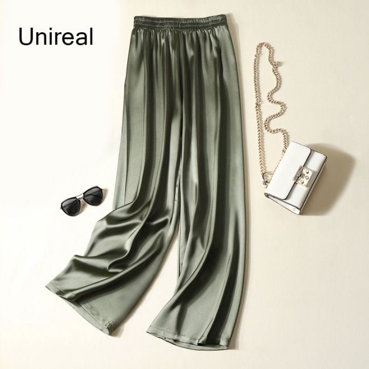 Summer%20Women%20Wide%20Leg%20Pants%20High%20Waist%20Casual%20Trousers%20Streetwear%20Black%20Silk%20Satin%20Pants%20Elegant%20Long%20Palazzo%20Pants%20-%20Image%206