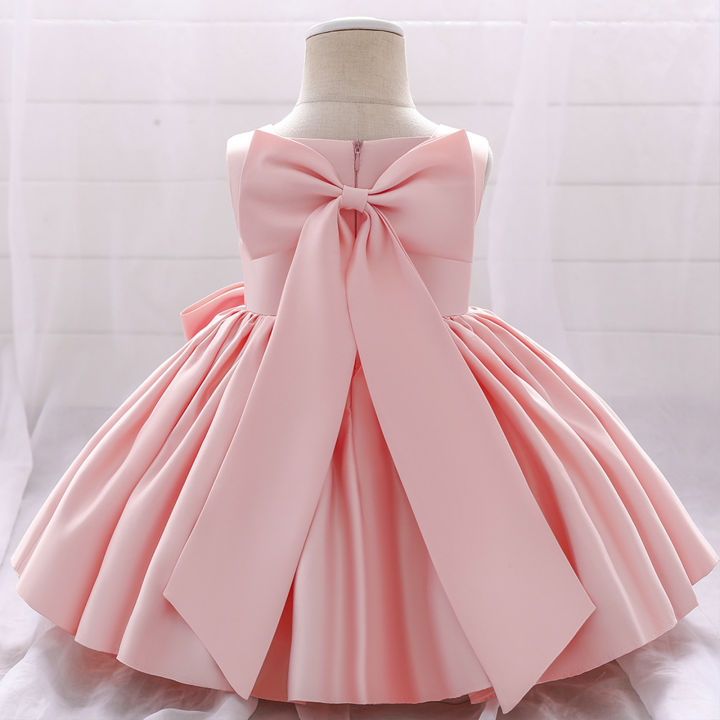 DSstyles%20Flower%20Girl%20Bow%20Tutu%20Dress%20Kids%20Baby%20Girl%20Princess%20Dress%20Bow%20Dresses%20Summer%20Wedding%20Party%20Pageant%20Gown%20-%20Image%206