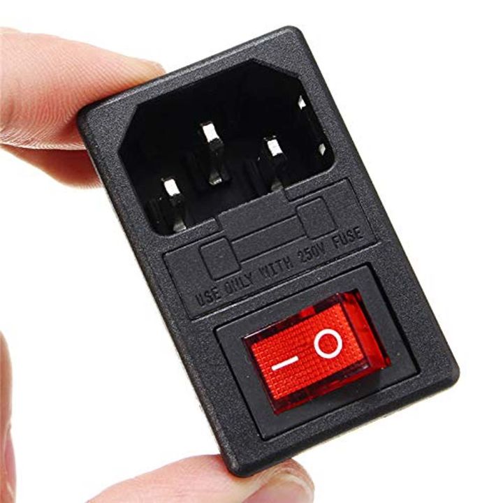 3%20Pin%20IEC320%20C14%20Inlet%20Plug%20Male%20Power%20Socket%20Module%20Built%20in%20Fuse%20&%20Red%20Light%20Switch%2010A%20250V%20AC%20-%20Image%202