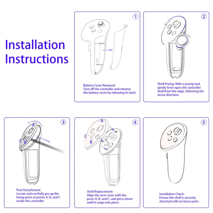 VR%20Controller%20Handle%20Cover%20for%203%20Anti-Collision%20Protection%20Cover%20VR%20Gamepad%20Controller%20Replacement%20Parts%20Silica%20Gel%20-%20Image%208