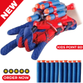 Spiderman Toys for Boy (The Avengers Spiderman Launchers Toy With Glove Action Figure - 5 Web Darts, Plastic Cosplay Launcher Glove, Hero Movie Launcher, Wrist Toy Set, Funny Decoration, Educational Fun).