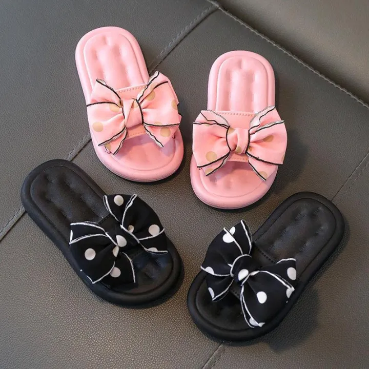 Bow%20Flats%20Open%20Toe%20Slide%20Sandals%20Non-slip%20Flip%20Flops%20Children%20Home%20Slippers%20Kids%20Girls%20Summer%20Cute%20Beach%20Slippers%20Shoe%20-%20Image%202