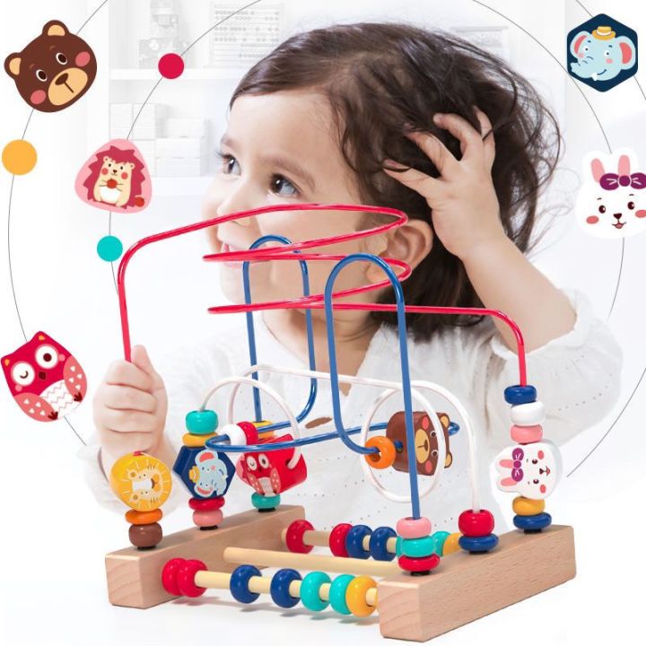 Montessori%20Toys%20Baby%20Wooden%20Roller%20Coaster%20Bead%20Maze%20Toddler%20Early%20Learning%20Educational%20Puzzle%20Math%20Toy%20for%20Children%201%202%203%20Years%20Luhuai%20CVC%20-%20Image%206