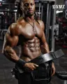 Premium Arm Blaster Bicep Curl Support_ Black. 