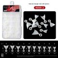 100Pcs Short French Half Stick Nails Pointed Square Transparent Extended Artificial False Nails Press On Acrylic Nail Art. 