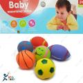 Soft PVC Food Grade Rubber Baby Toys Ball With Whistle. Gift Balls For Toddlers.