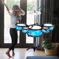 Kids Drum Set Childrens Simulation Drum Toy for Birthday Christmas Holiday.