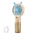 Portable Handheld Spray Fan Mini Air Conditioner USB Rechargeable Portable Humidifier Fan Mini Mist Cooler Fans for Travel Home.